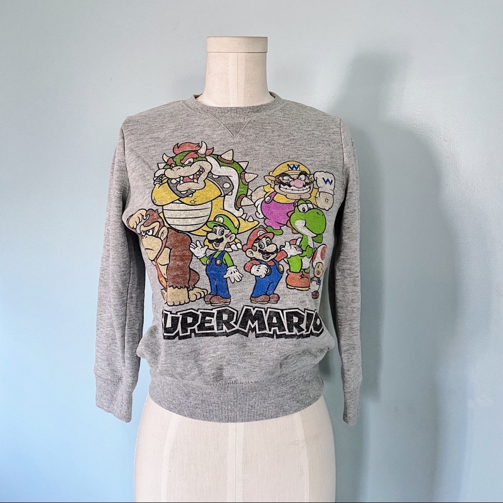Super Mario Pullover Sweatshirt